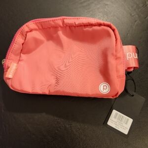 Pure Barre pink crossbody bag